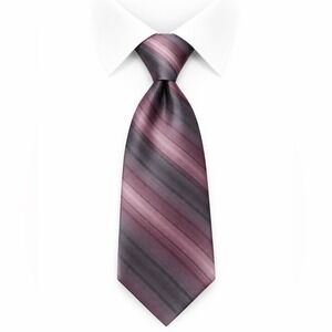 Axist Mens Silk Neck Tie Quiet Luxury Old Money Career Professional Striped Pink